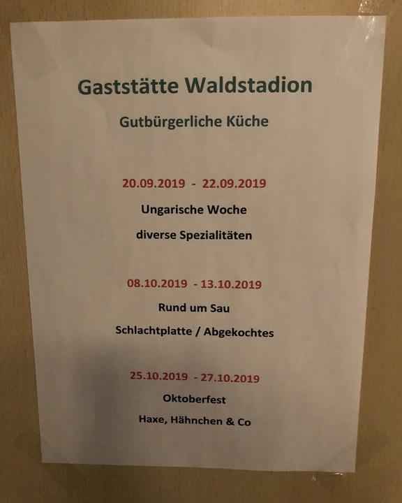 Gaststatte Waldstadion